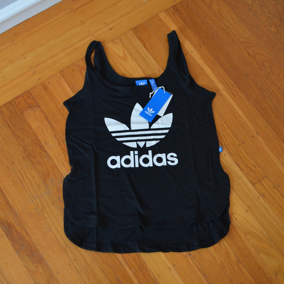 NWT ADIDAS Originals Crop Tank Top - Picture 8 of 8